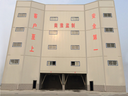 搅拌站钢结构外封